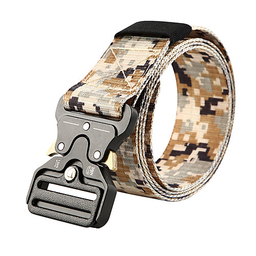 

Belt Men's Military Tactical Belt Wearable Breathable Protective for Camo Polyester Fall Spring Summer