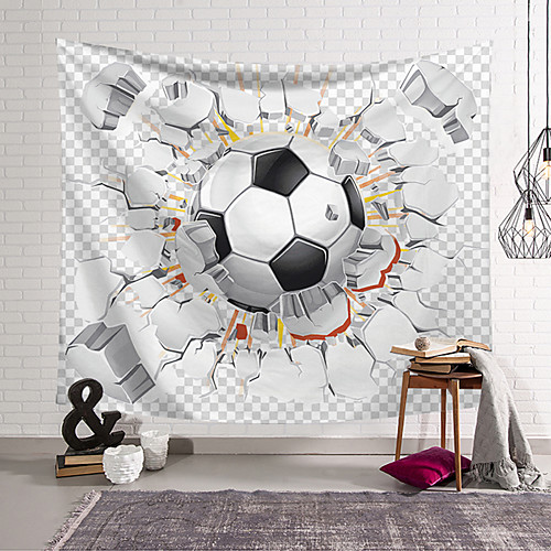 

Wall Tapestry Art Decor Blanket Curtain Hanging Home Bedroom Living Room Decoration Polyester Football