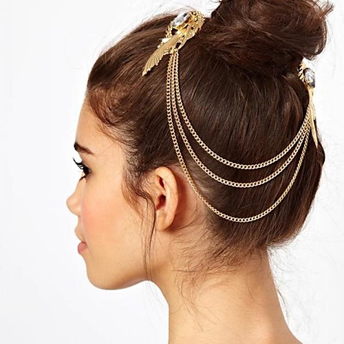 

Classical Retro Acrylic / Alloy Headpiece with Rhinestone 1 Piece Special Occasion / Party / Evening Headpiece