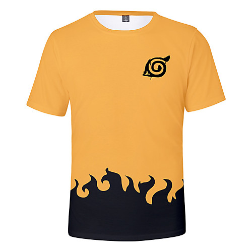 

Inspired by Naruto Naruto Uzumaki Cosplay Costume T-shirt Terylene Graphic Prints Printing T-shirt For Women's / Men's