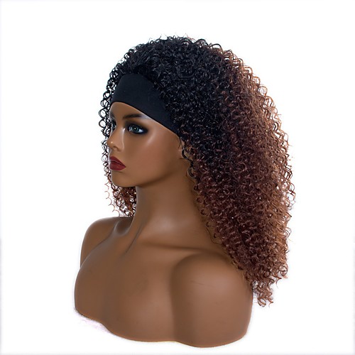 

cross-border e-commerce chemical fiber hair band wig european and american fashion small volume gradient color wig wig factory wholesale