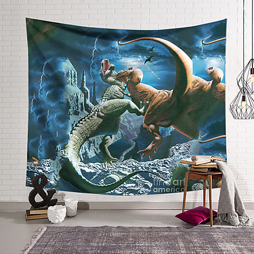 

Wall Tapestry Art Decor Blanket Curtain Hanging Home Bedroom Living Room Decoration Polyester Dinosaur