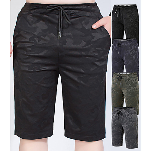 

Men's Hiking Shorts Camo Summer Outdoor Comfort Ultra Light (UL) Quick Dry Lightweight Nylon Shorts Black Army Green Grey Dark Navy Gym Workout Hunting Fishing M L XL XXL XXXL / Breathable