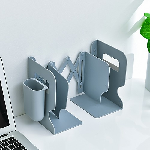 

Creative Telescopic Book Stand Simple Office School Book Desktop Storage Book by Bookends Student Desk Book Stand