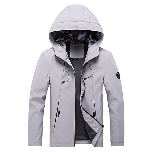 

Men's Hoodie Jacket Bomber Jacket Military Tactical Jacket Outdoor Quick Dry Lightweight Breathable Sweat wicking Jacket Hoodie Top Fishing Climbing Running ArmyGreen Black Gray