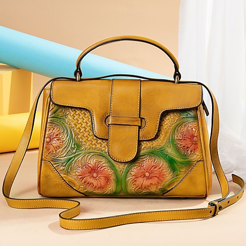 

westal retro leather handbags rub color embossed bag handbags new 2020 messenger shoulder bag handbag