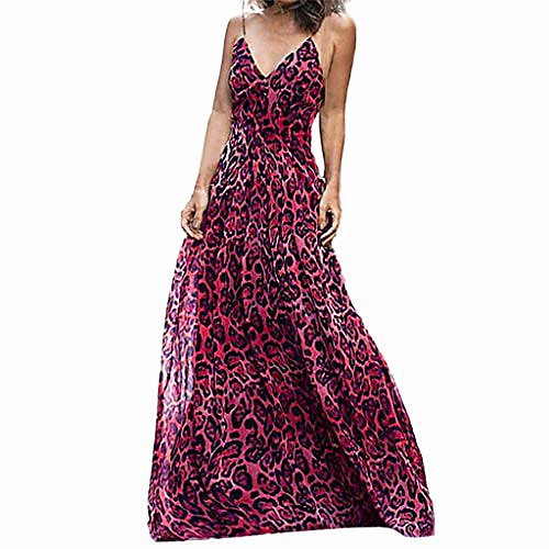 

totod dress women's summer sleeveless boho printed maxi dress casual long evening party beach sundress