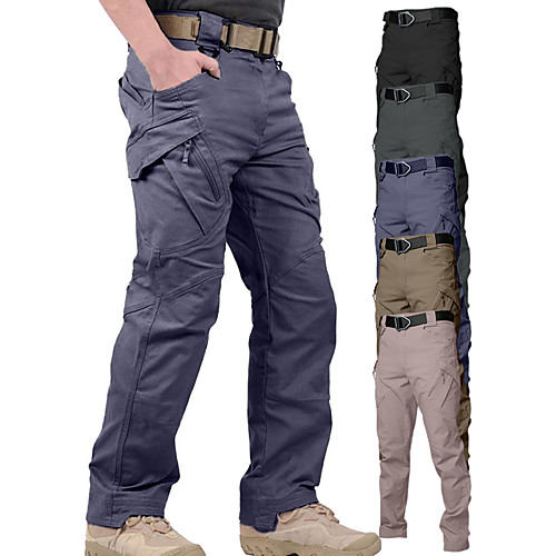 

Men's Outdoor Work Military Tactical Pants Cargo Pants Lightweight RipStop Combat Multi Pocket Black Dark Gray Army Green S M L XL XXL XXXL