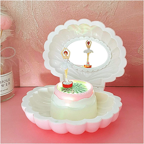 

Music Box Shell Shape Ballet Dancing Girl 1 pcs Gift Home Decor Plastic For Kid's Adults' Boys and Girls