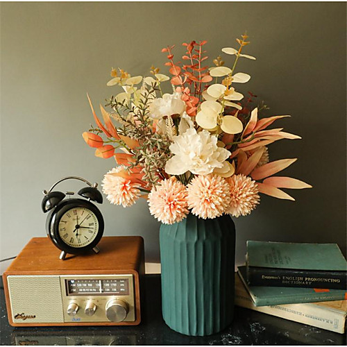 

Multi - Head Multi - Style Imitation Flower Dandelion Flower Peony Leaf Grass Bouquet