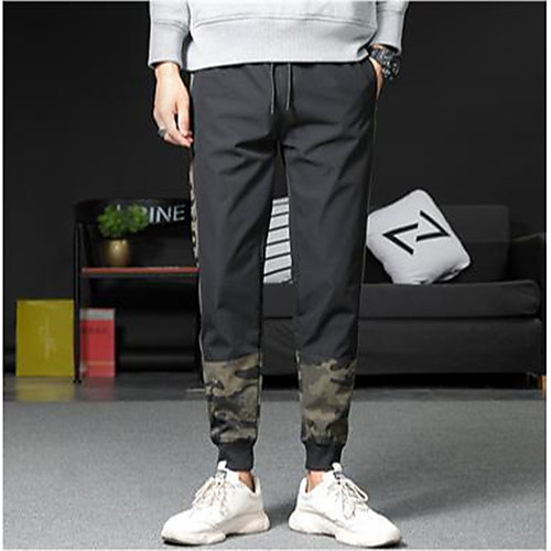 

Men's Casual / Sporty Chino Pants Chinos Pants Camouflage Black