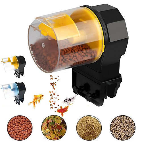 

Aquarium Automatic Fish Feeder Electrical Aquarium Fish Tank Auto Feeders With Timer Pet Feeding Dispenser