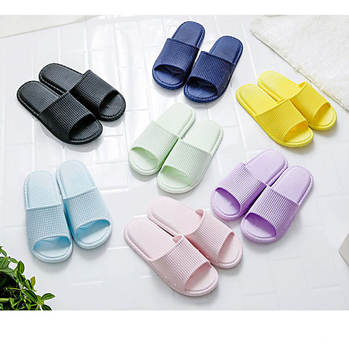 

Summer Couple Indoor Bathing Stall Shower Slippers Male New Non-Slip Sandals And Slippers Home Plastic Bathroom Slippers For Women And Men