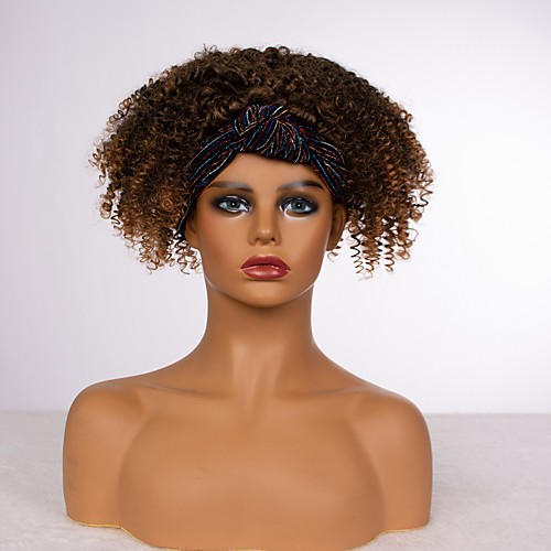 

foreign trade cross-border new headscarf wig amazon africa small volume fashion hair band wig headgear wholesale factory