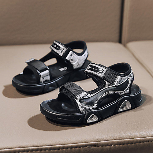 

Boys' Sandals Comfort PU Big Kids(7years ) Daily Water Shoes Walking Shoes White Green Summer