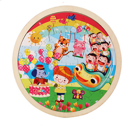 

Wooden Jigsaw Puzzles for Kids Ages 4-8 Wood Toys Educational Toddler Toys for Girls Boys