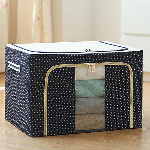 

steel frame storage box oxford cloth storage box quilt storage box folding wardrobe fabric extra large storage bag with lid