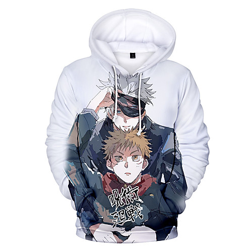 

Inspired by Jujutsu Kaisen Gojo Satoru Cosplay Costume Hoodie Terylene 3D Printing Hoodie For Women's / Men's