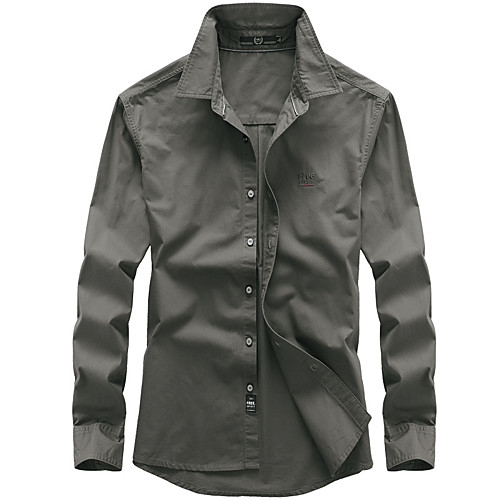 

Men's Hiking Shirt / Button Down Shirts Fishing Shirt Outdoor Quick Dry Lightweight Breathable Sweat wicking Jacket Shirt Top Fishing Climbing Running Black khaki Army Green Dark Blue / Long Sleeve