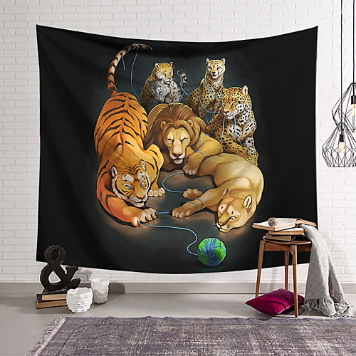 

Wall Tapestry Art Decor Blanket Curtain Hanging Home Bedroom Living Room Decoration and Animal and Fantasy