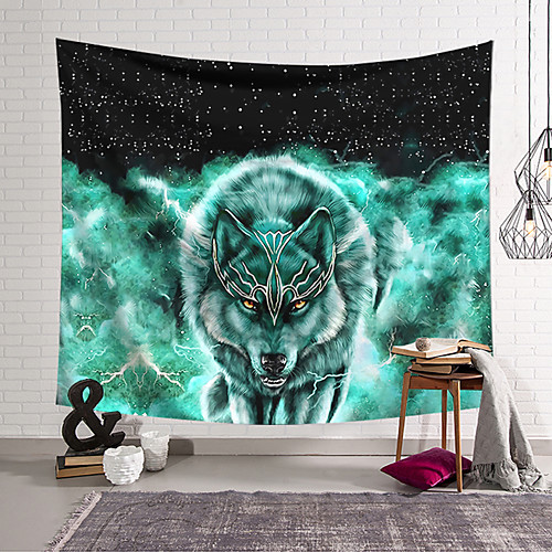 

Wall Tapestry Art Decor Blanket Curtain Hanging Home Bedroom Living Room Decoration Polyester Wolf