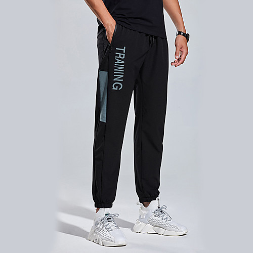 

Men's Sweatpants Jogger Pants Drawstring Pocket Nylon Spandex Letter & Number Sport Athleisure Pants / Trousers Pants Bottoms Moisture Wicking Quick Dry Breathable Soft Comfortable Everyday Use