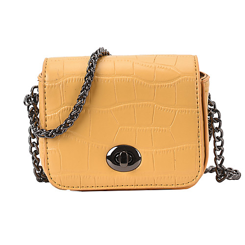 

Women's Bags Crossbody Bag Daily 2021 MessengerBag White Black Yellow Green