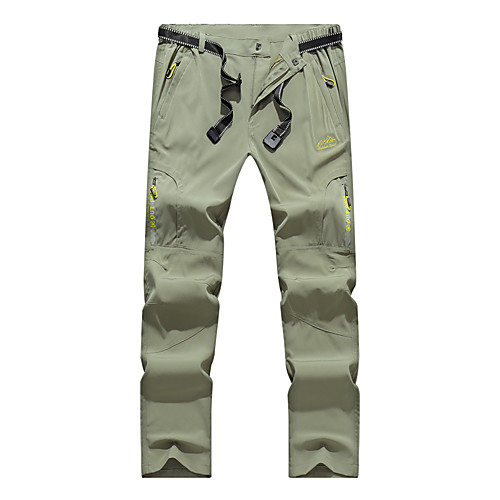 

Men's Hiking Pants Trousers Summer Outdoor Quick Dry Breathable Stretchy Sweat wicking Spandex Pants / Trousers Dark Grey Army Green Khaki Dark Blue Hunting Fishing Climbing L XL XXL XXXL 4XL