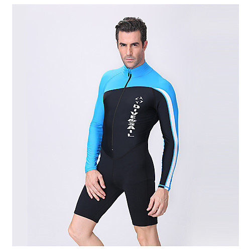 

Dive&Sail Men's Shorty Wetsuit 1.5mm Elastane Diving Suit Thermal Warm Waterproof UV Sun Protection Short Sleeve Swimming Diving Surfing / Breathable / Quick Dry