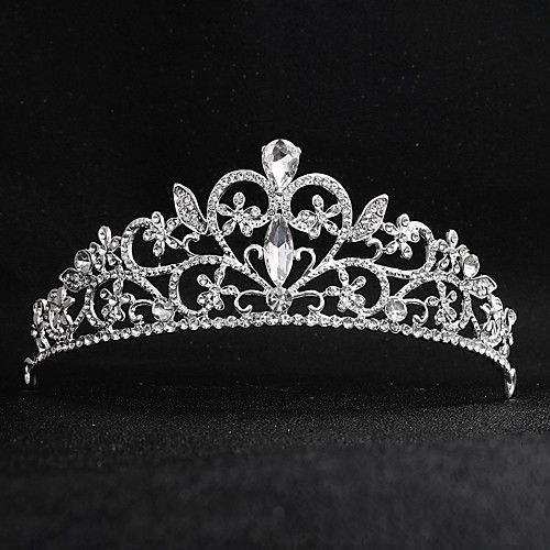 

Glam Wedding Alloy Headpiece with Rhinestone / Trim 1 Piece Wedding / Special Occasion Headpiece