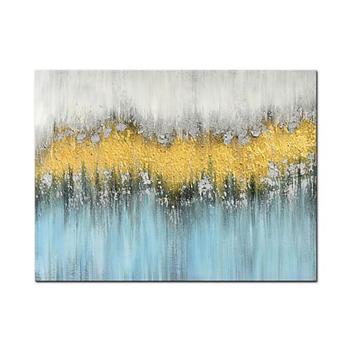 

Oil Painting Hand Painted Horizontal Abstract Modern Rolled Canvas (No Frame)
