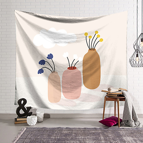 

Wall Tapestry Art Decor Blanket Curtain Hanging Home Bedroom Living Room Decoration Polyester Modern Minimalist Illustration Marandi Style