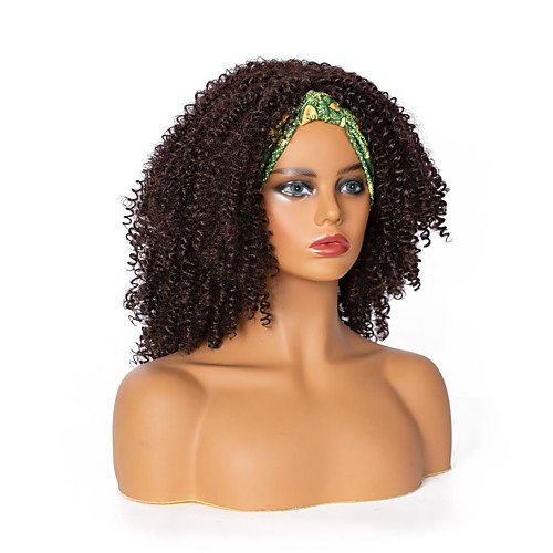 

factory direct supply foreign trade headscarf wig africa cross-border fashion corn hot fluffy short hair chemical fiber headgear