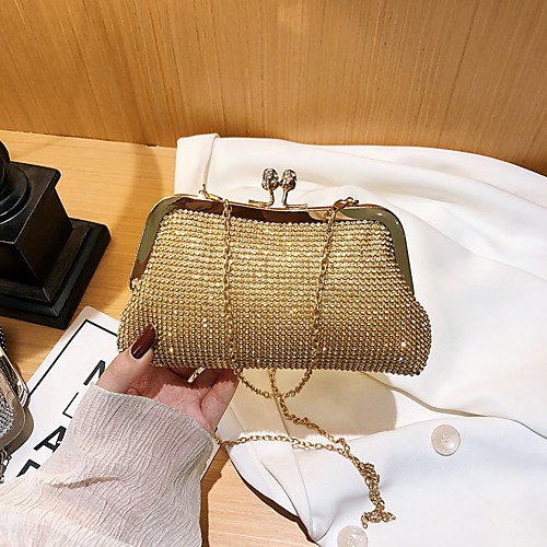 

Women's Bags Evening Bag Party Wedding 2021 Black Gold Silver
