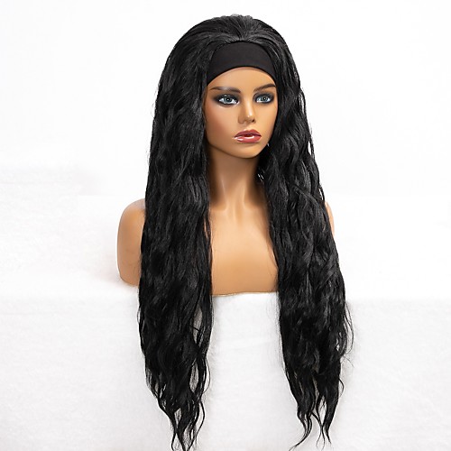 

wigs european and american cross-border wig straps, long curly hair, chemical fiber high temperature silk headscarf, wig headgear, one drop