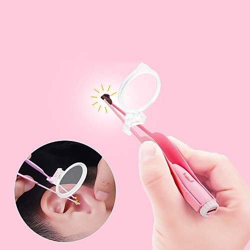 

Luminous Earpick With Light to Pick Out Ears Illuminated Set With Tweezers Comfortable USB Children Luminous Ear Pick