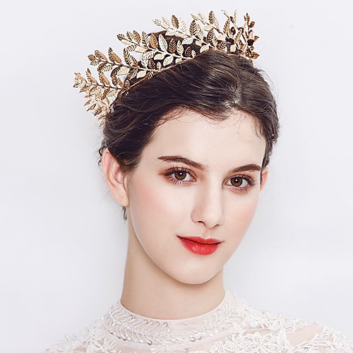 

Elegant Retro Alloy Headpiece with Metal 1 Piece Wedding / Special Occasion Headpiece