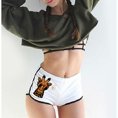 

Women's Streetwear Punk & Gothic Comfort Going out Work Leggings Pants Graphic Prints Animal Ankle-Length Elastic Waist Print Black