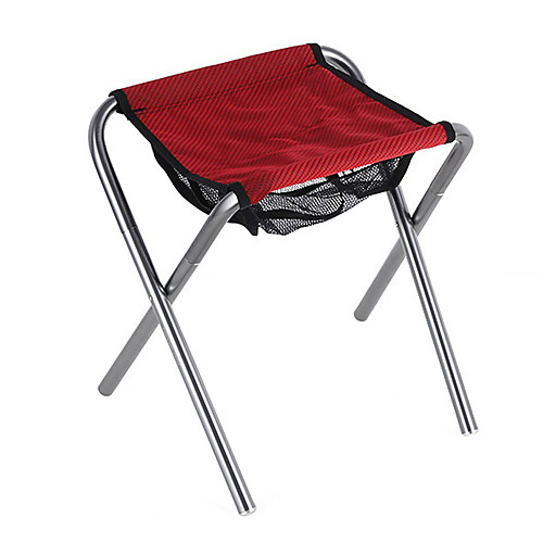 

Camping Stool Multifunctional Portable Breathable Ultra Light (UL) Aluminum Alloy for 1 person Fishing Beach Camping Traveling Autumn / Fall Winter Red