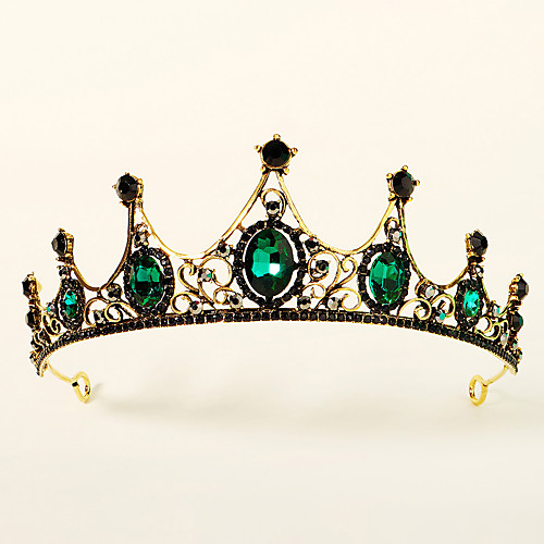 

Wedding Bridal Rhinestone / Alloy Headpiece with Crystals / Rhinestones 1 Piece Wedding / Special Occasion Headpiece