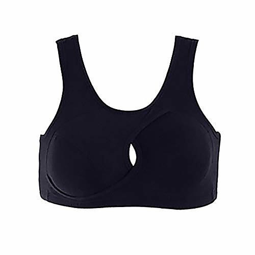

peigen new women solid sport bra solid running yoga bras padded high impact workout