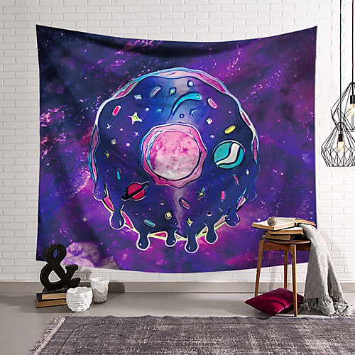 

Wall Tapestry Art Decor Blanket Curtain Hanging Home Bedroom Living Room Decoration Polyester Donuts