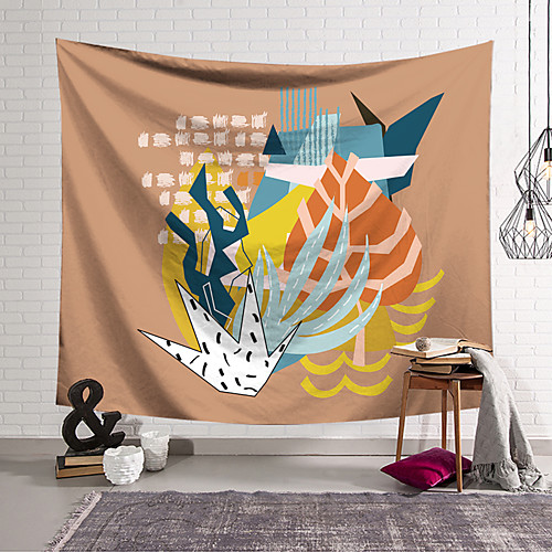

Wall Tapestry Art Decor Blanket Curtain Hanging Home Bedroom Living Room Decoration Polyester Modern Minimalist Illustration Marandi Style