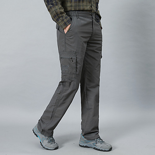 

Men's Hiking Pants Trousers Hunting Pants Tactical Cargo Pants Ventilation Dust Proof Quick Dry Breathable Spring Summer Camo / Camouflage Nylon for Black Grey Green M L XL XXL XXXL