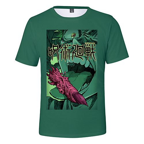

Inspired by Jujutsu Kaisen Yuji Itadori Cosplay Costume T-shirt Terylene 3D Printing T-shirt For Women's / Men's