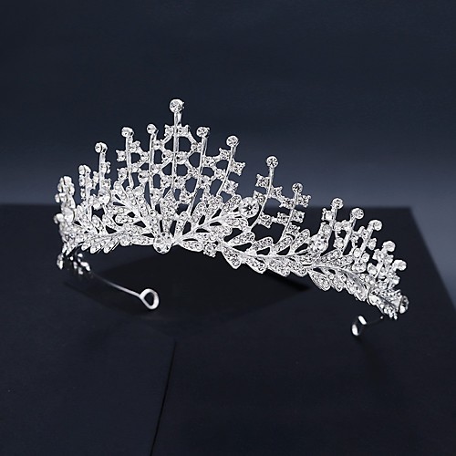 

Luxury Wedding Alloy Headpiece with Glitter / Crystals 1 Piece Wedding / Special Occasion Headpiece