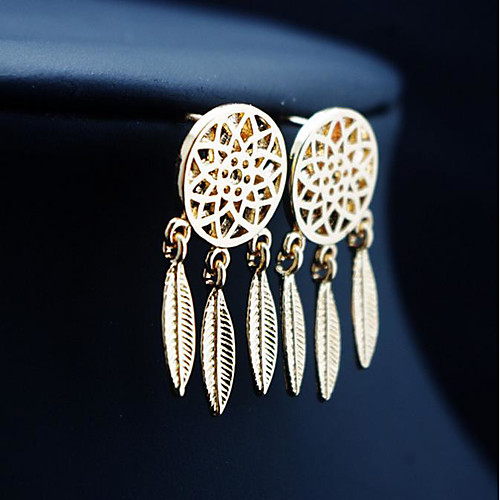 

Women's AAA Cubic Zirconia Earrings Geometrical Dream Catcher Stylish Artistic Luxury Trendy Korean Gold Plated Earrings Jewelry Golden / Silver For Christmas Gift Daily Work Festival 1 Pair