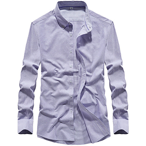 

Men's Hiking Shirt / Button Down Shirts Fishing Shirt Long Sleeve Jacket Shirt Top Outdoor Quick Dry Lightweight Breathable Sweat wicking Autumn / Fall Spring Pink White Blue Fishing Climbing Running