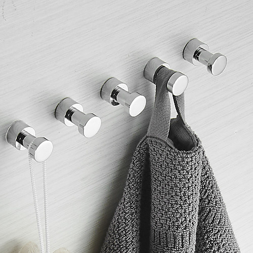 

Bathroom Coat Hook Wall Mounted Bathroom Towel Hook Brass Coat Hook 3PCS/5PCS