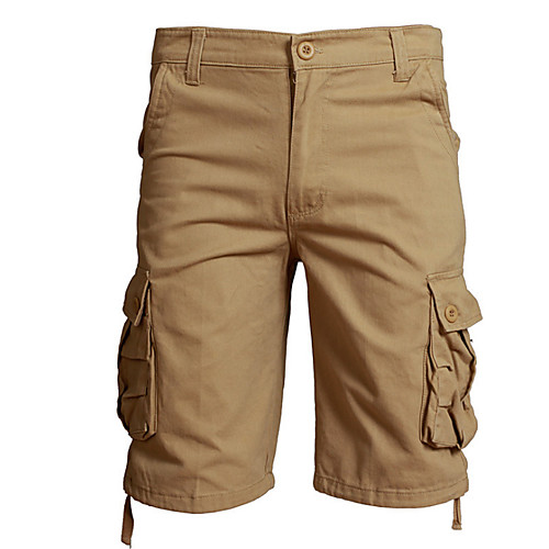 

Men's Hiking Shorts Hiking Cargo Shorts Tactical Shorts Ventilation Multi-Pockets Quick Dry Breathable Summer Camo / Camouflage Cotton Bottoms for Hunting Fishing Casual Black Yellow Grey S M L XL XXL